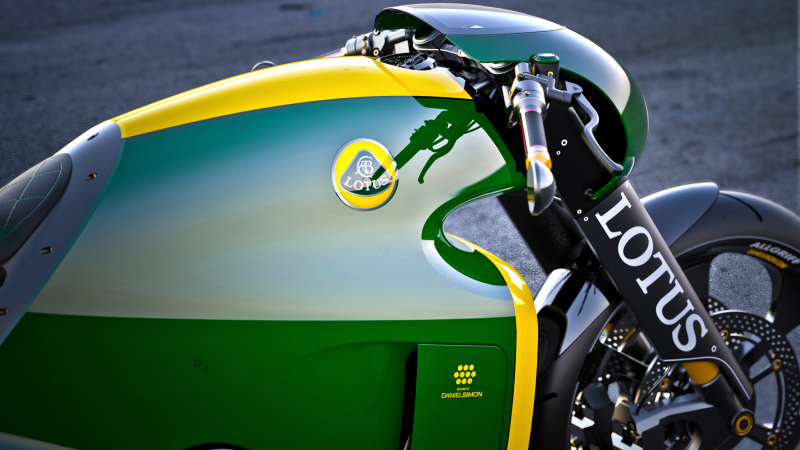 Illustration for article titled The Lotus C-01 Is A Stunner Superbike From The Man Behind Tron: Legacy
